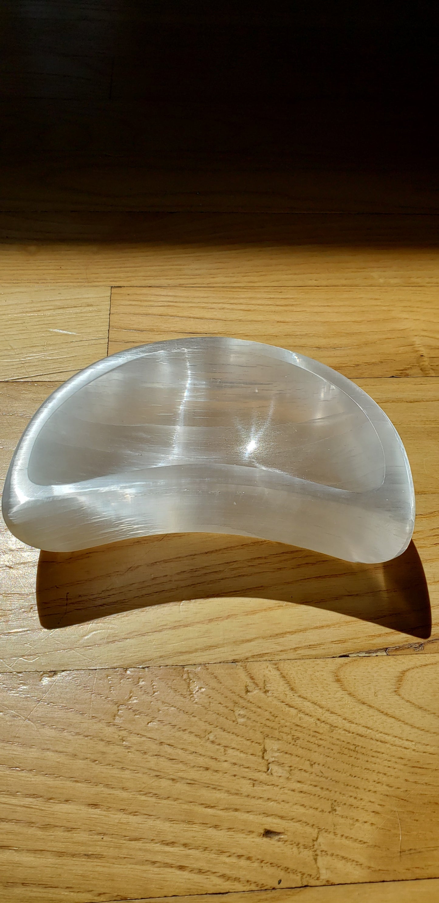 Selenite Moon Dish