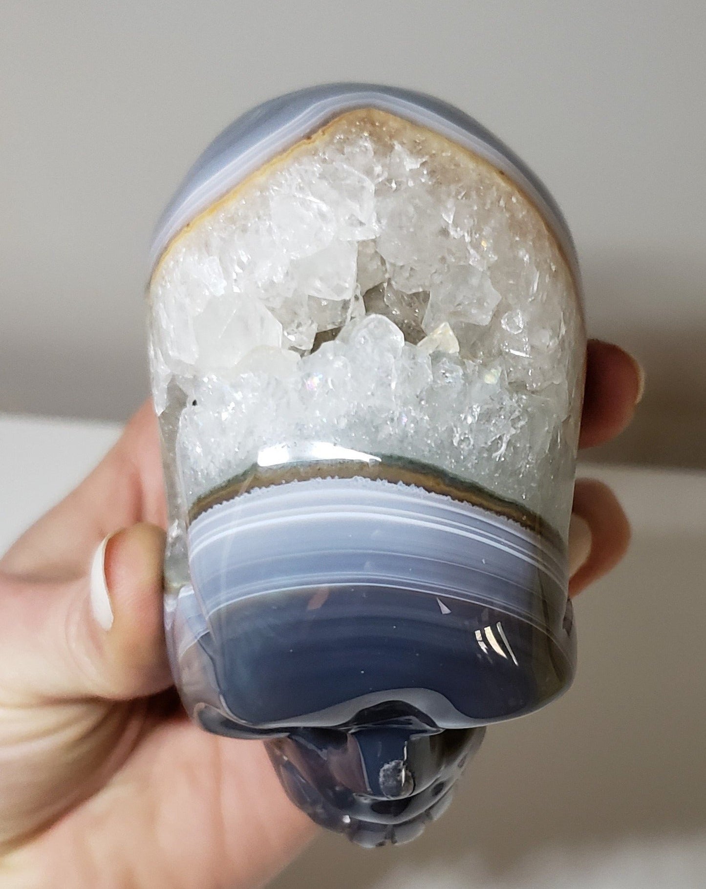 Agate Skulls