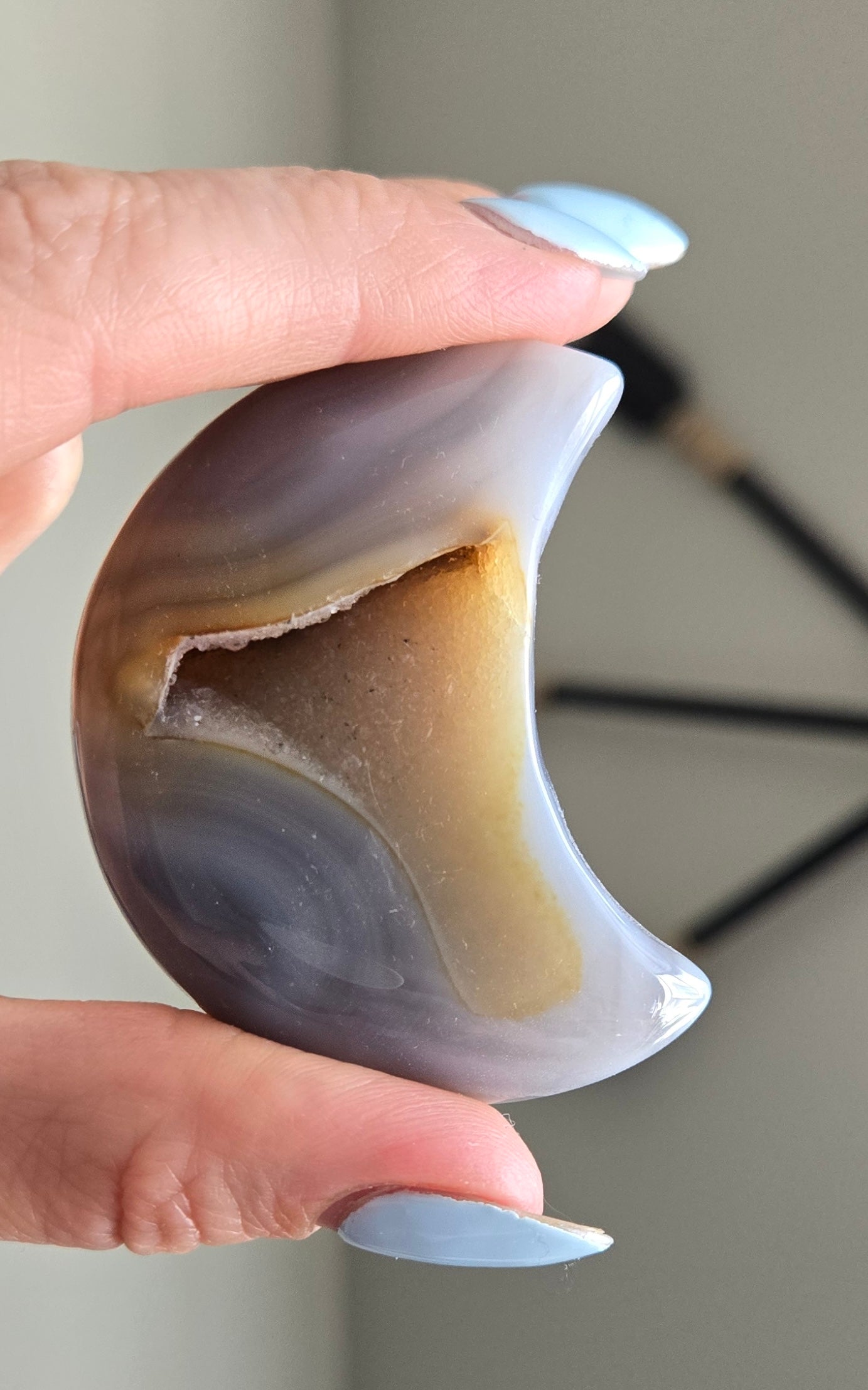 Agate Crescent Moons