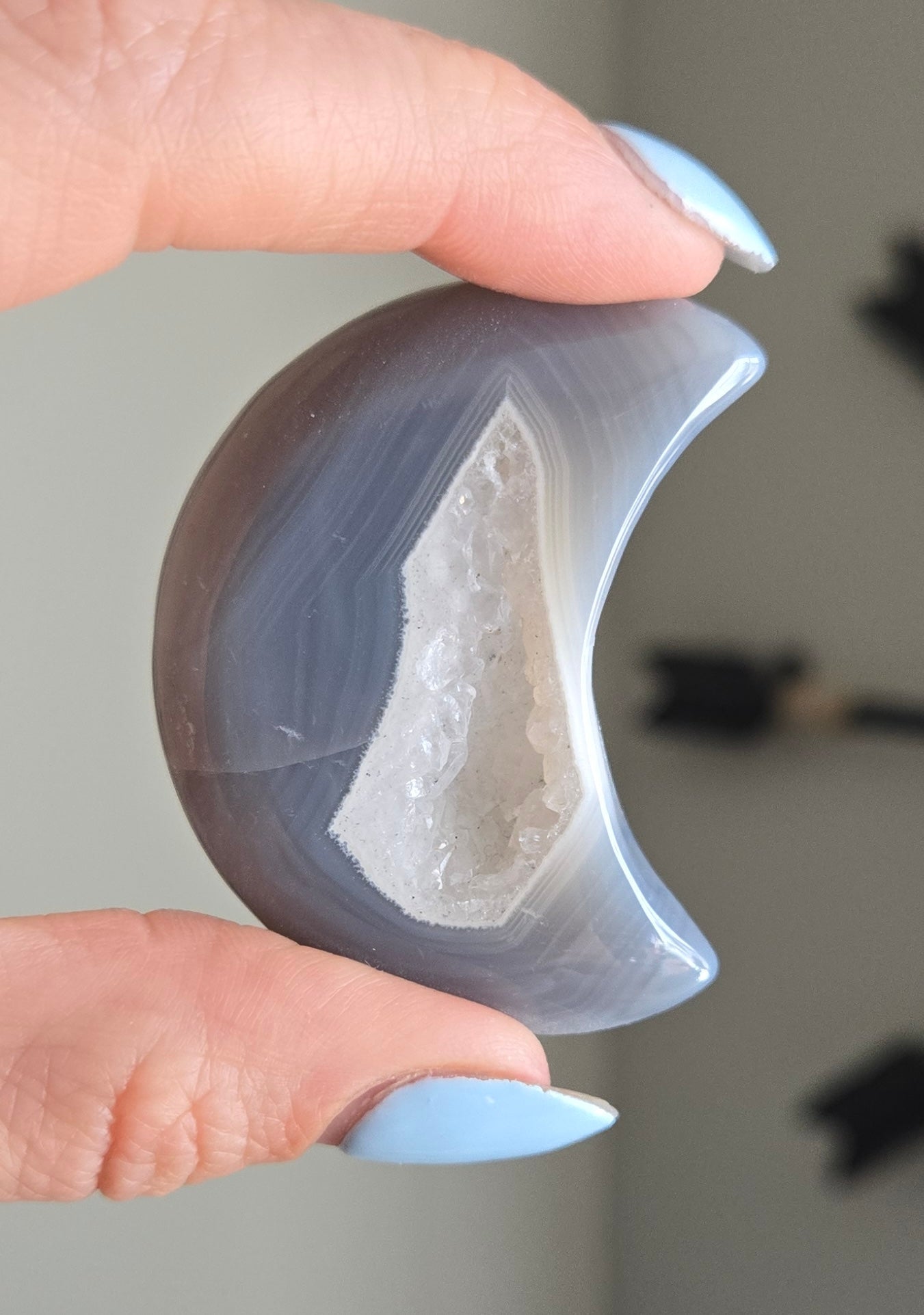 Agate Crescent Moons