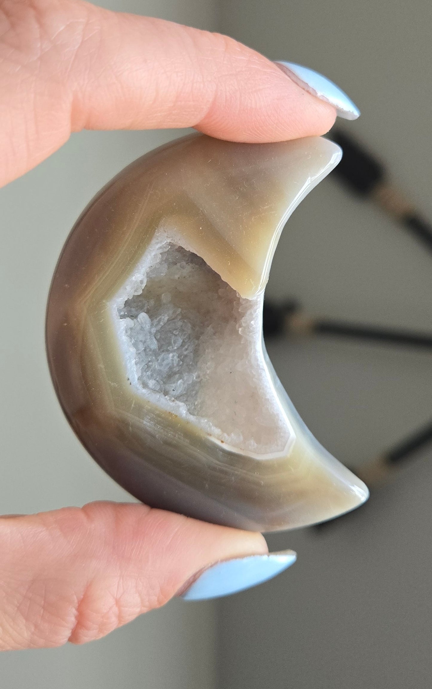 Agate Crescent Moons