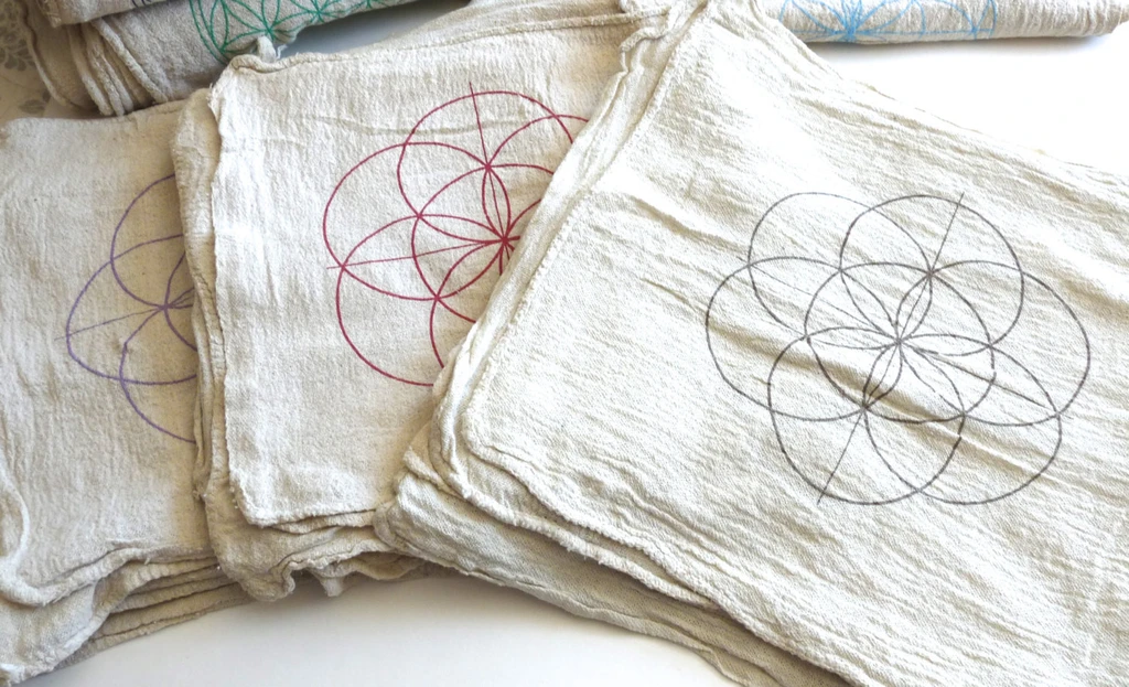 Seed of Life Crystal Grid Cloth