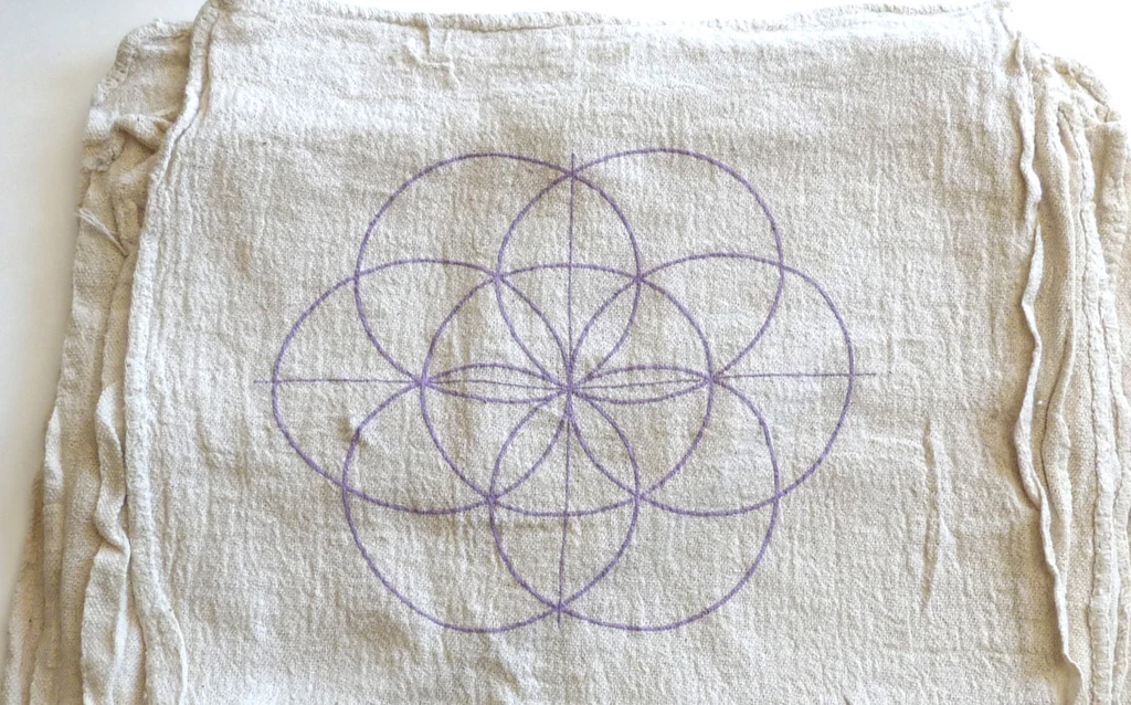 Seed of Life Crystal Grid Cloth